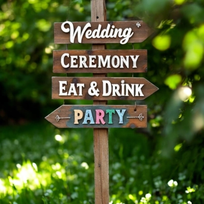 Symbolbild Hochzeitswegweiser